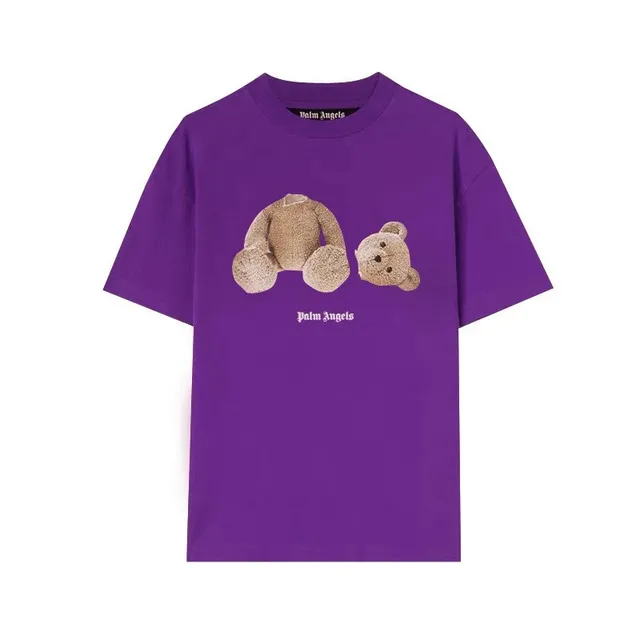 Palm Angels Graphic Tee Teddy Bear Print