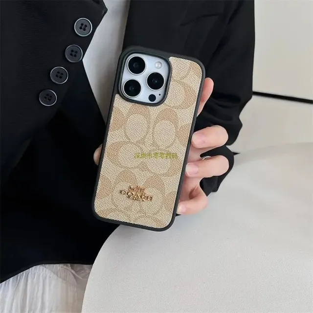 Coach Phone Case Signature Canvas