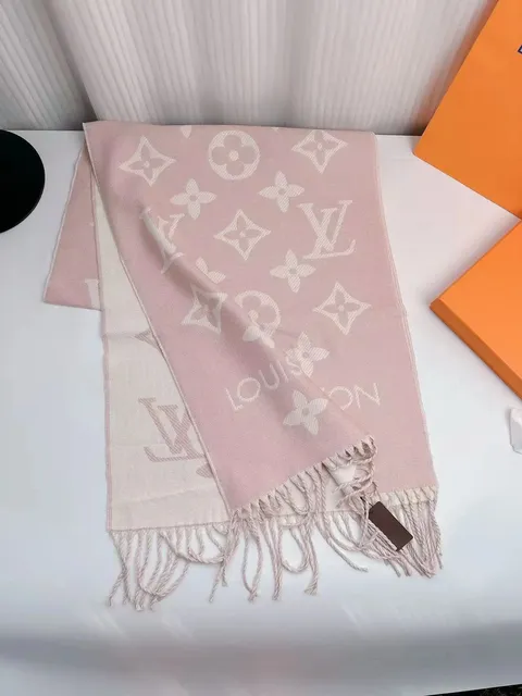 Louis Vuitton Monogram Shawl Pale Pink