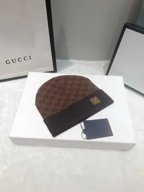 Gucci Knit Beanie GG Monogram