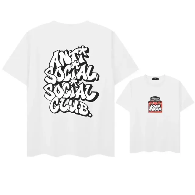 Anti Social Social Club Graphic T-Shirt ASSC Graffiti Print