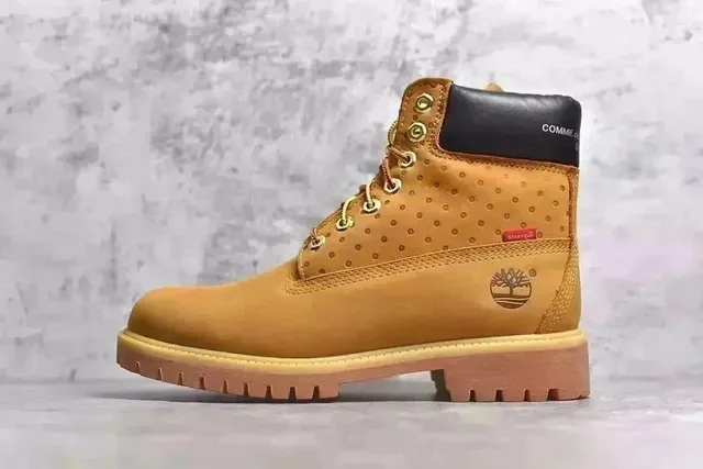 Timberland × Comme des Garçons Premium Boot Wheat Perforated