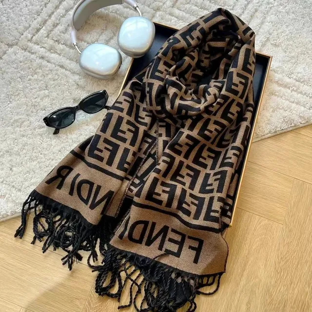 Fendi FF Logo Scarf Classic Monogram