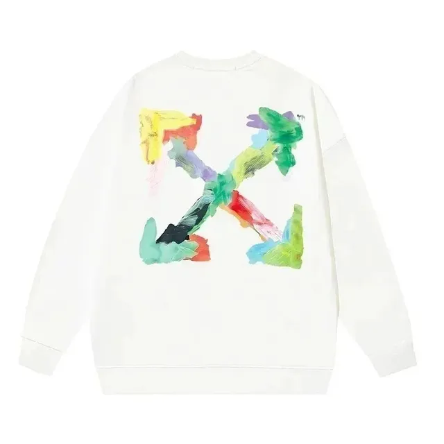 Off-White Crewneck Sweatshirt Painted Arrow
