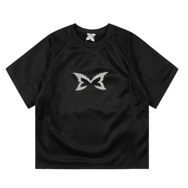 Mertra Mesh Tee Butterfly Logo