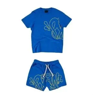 Balenciaga Shorts Set Logo Print