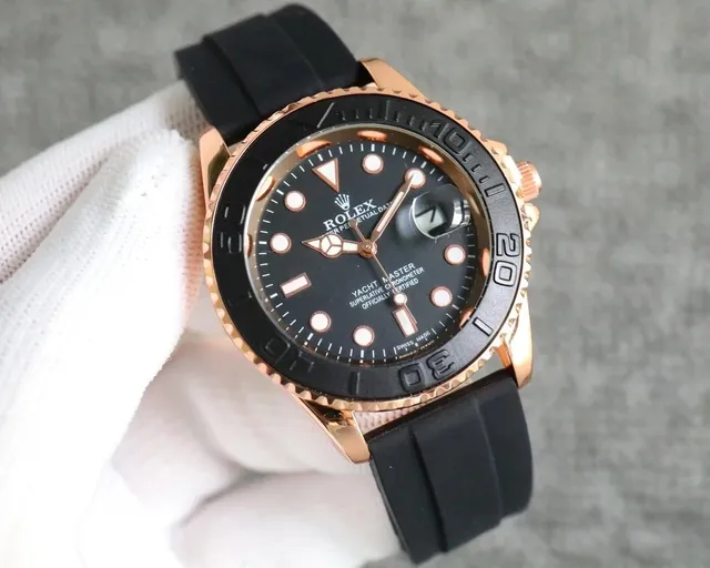 Rolex Yacht-Master Black Dial with Rose Gold Accents