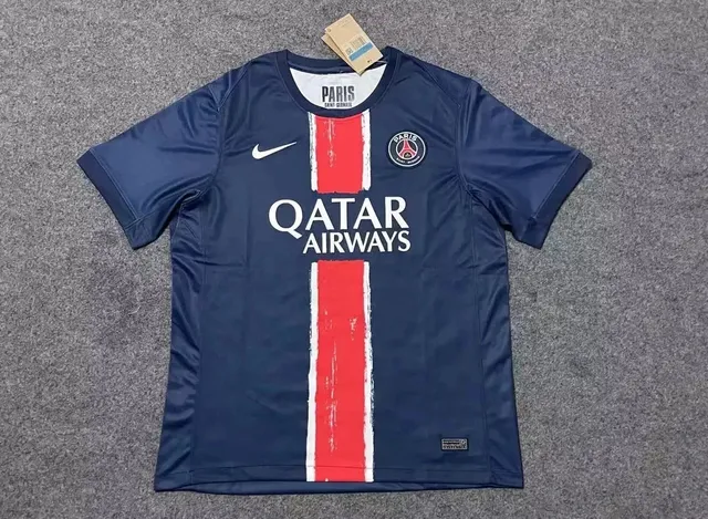 Nike Paris Saint-Germain Home Jersey Qatar Airways Sponsor