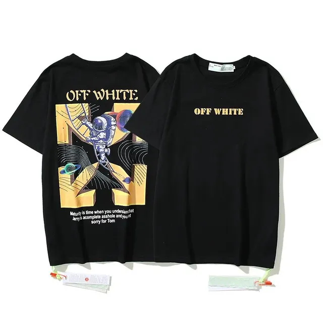 Off-White Graphic T-Shirt Astronaut Print