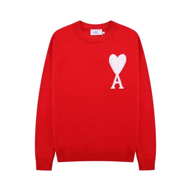 AMI Paris Knit Sweater Heart Logo