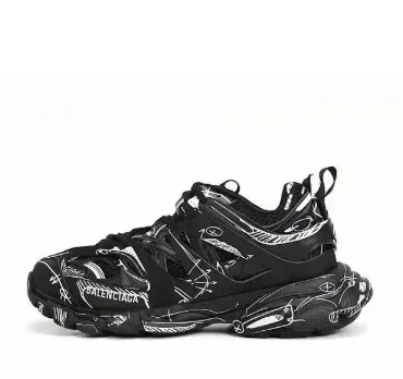 Balenciaga Triple S Graffiti Print