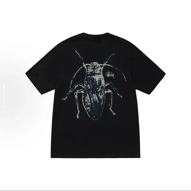 Stüssy Beetle Graphic Tee Distressed Beetle Print