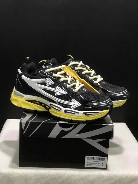 New Balance 2002R Black Yellow White