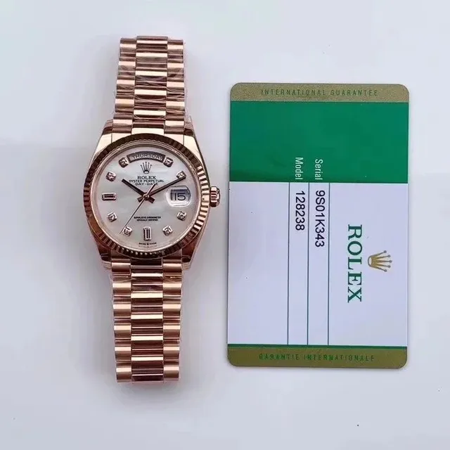 Rolex Day-Date 40 Diamond Hour Markers