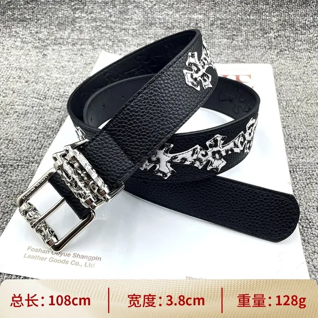 Chrome Hearts Cross Belt Silver Cross Hardware