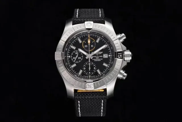 Breitling Chronomat Avenger Black Dial with Yellow Accents