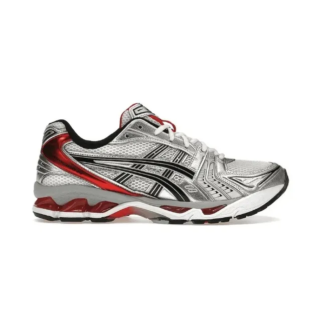 Asics Gel-Kayano 14 Silver Red Black