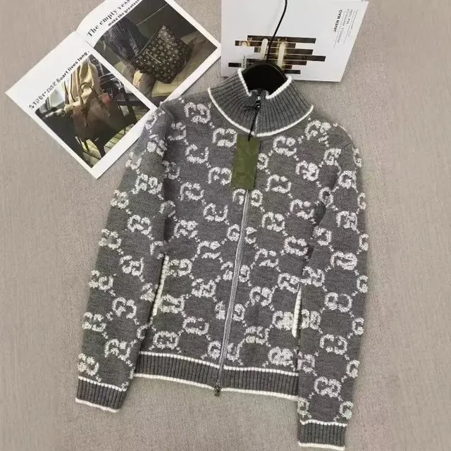 Gucci GG Knit Cardigan Interlocking GG Pattern