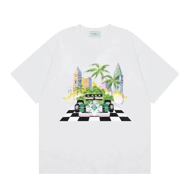Casablanca Graphic Tee Racing City Print