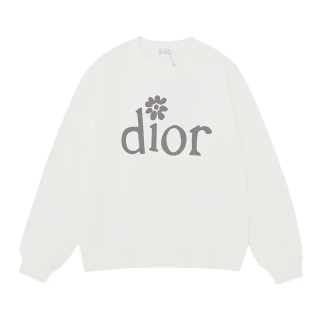 Dior Crewneck Sweatshirt Flower Logo