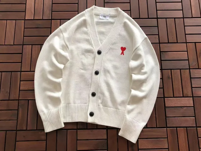 Amiri Cardigan Heart Logo