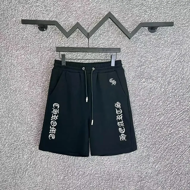 Chrome Hearts Logo-Print Shorts Gothic Script