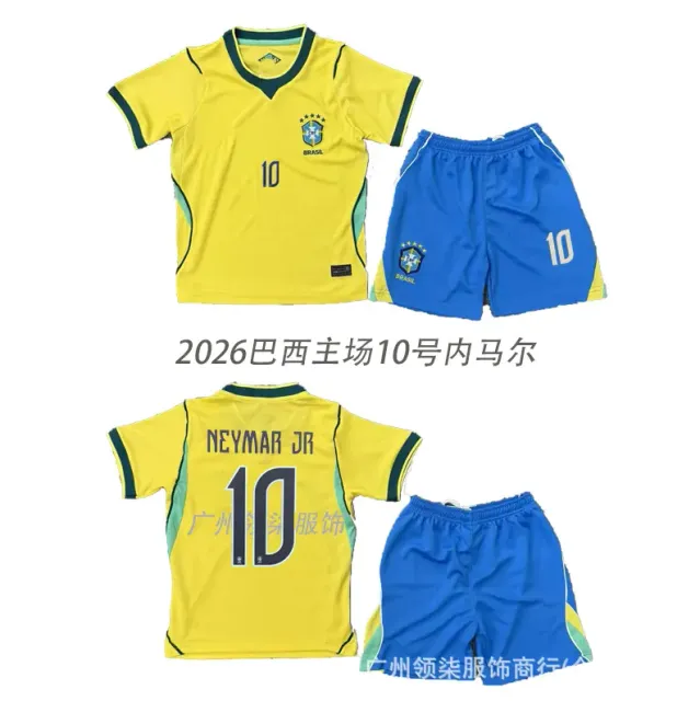 2026 brazil home no. 10 neymar kit