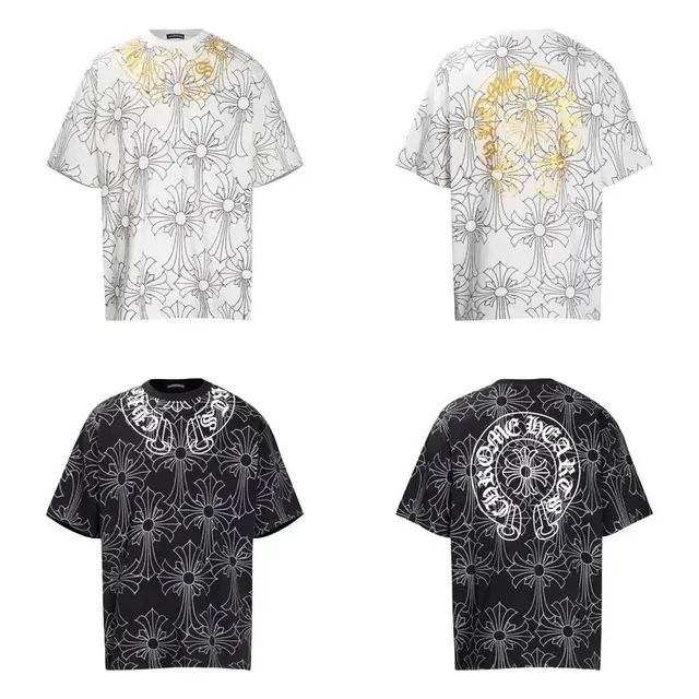 Chrome Hearts Cross Print T-Shirt All-Over Cross Pattern