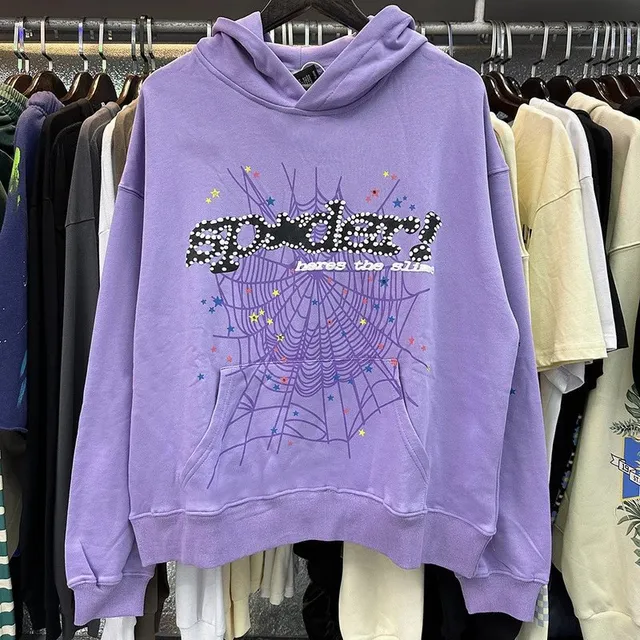 Sp5der Hoodie Spider Web Graphic