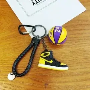 Air Jordan 1 Keychain Lakers Colorway