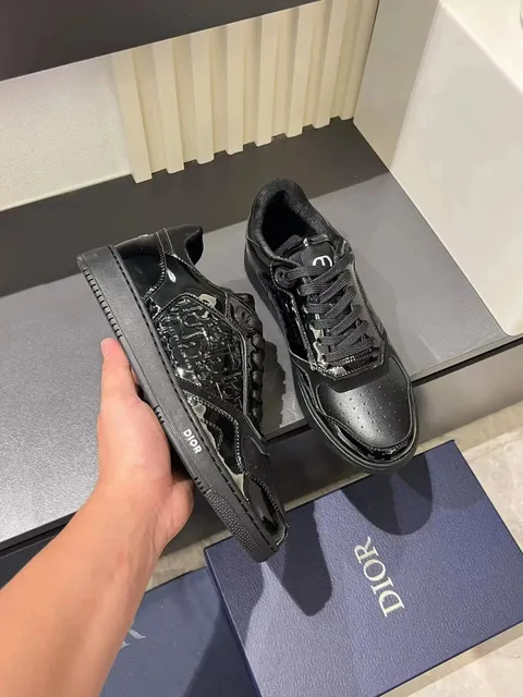 Dior Bobby Sneaker Glossy Logo