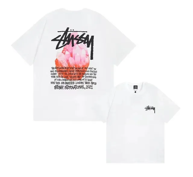 Stüssy Graphic T-Shirt Crystal Print