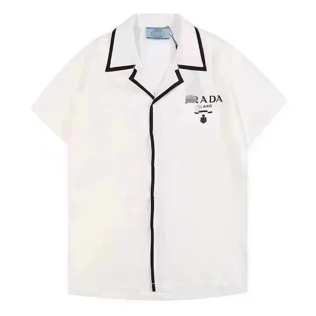 Prada Pajama Shirt Contrast Trim