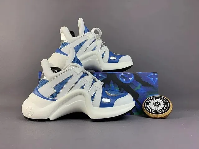 Louis Vuitton LV Trainer Monogram Denim