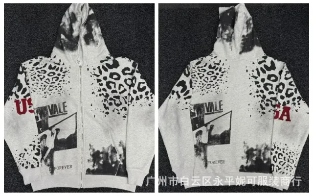 灰豹纹/卫衣