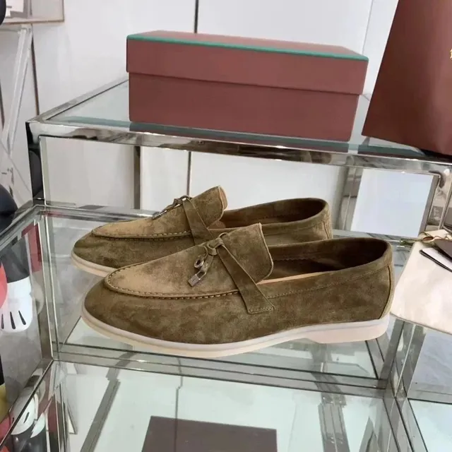 Loro Piana Tassel Loafer Suede