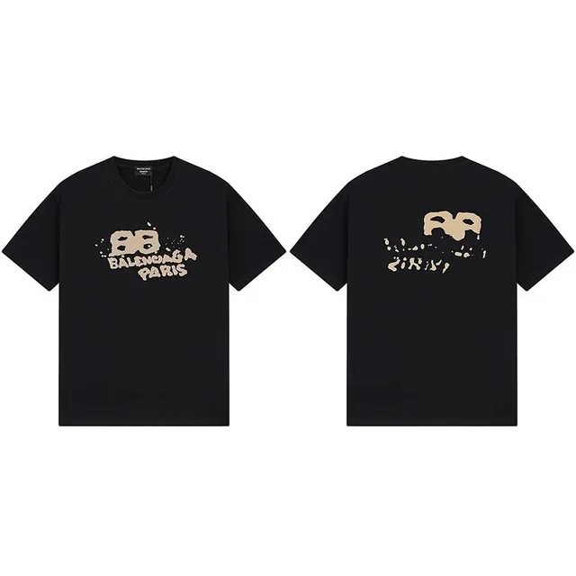 Balenciaga Graphic T-Shirt BB Logo Print