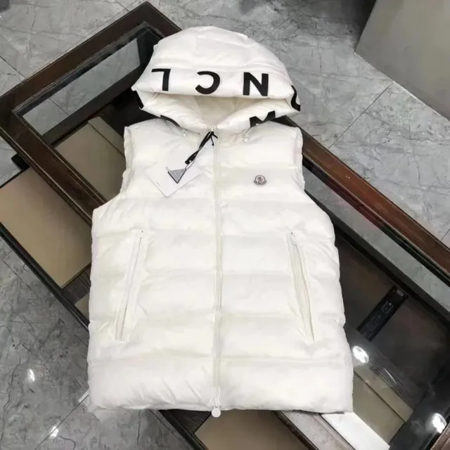Moncler Puffer Vest Logo Hood