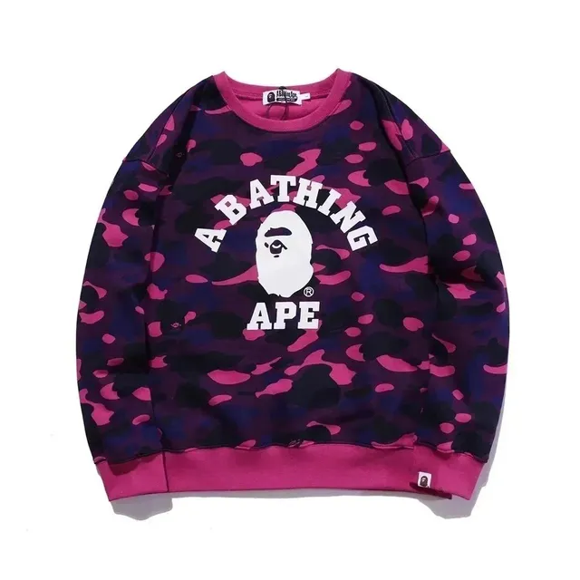 BAPE Crewneck Sweatshirt Camouflage Print