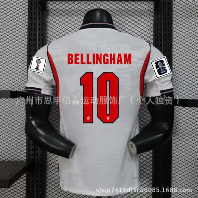 Nike England Home Jersey Bellingham #10
