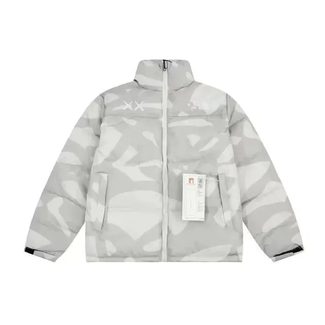 The North Face Puffer Jacket Camouflage Print