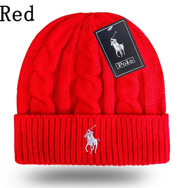 Polo Ralph Lauren Cable Knit Beanie Embroidered Pony