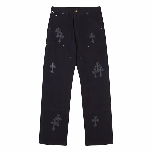 Chrome Hearts Cross Patch Jeans