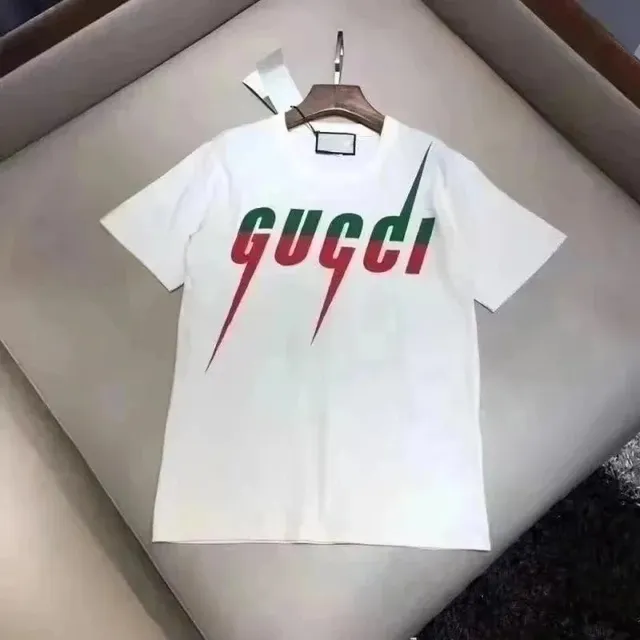 Gucci Logo T-Shirt Lightning Bolt