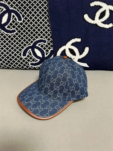 Chanel Baseball Cap GG Monogram Denim