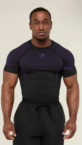 Lululemon Compression T-Shirt Mesh Panel