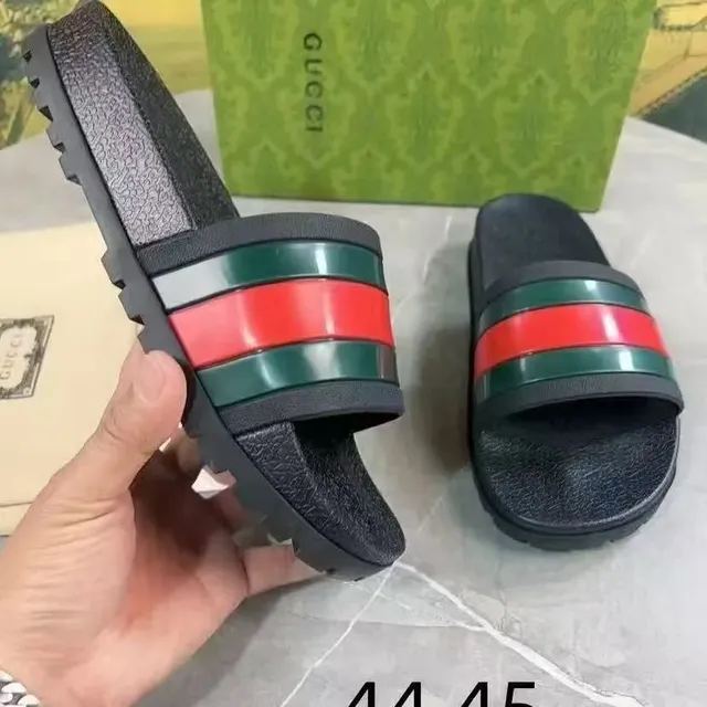 Gucci Slide Sandal Web Stripe