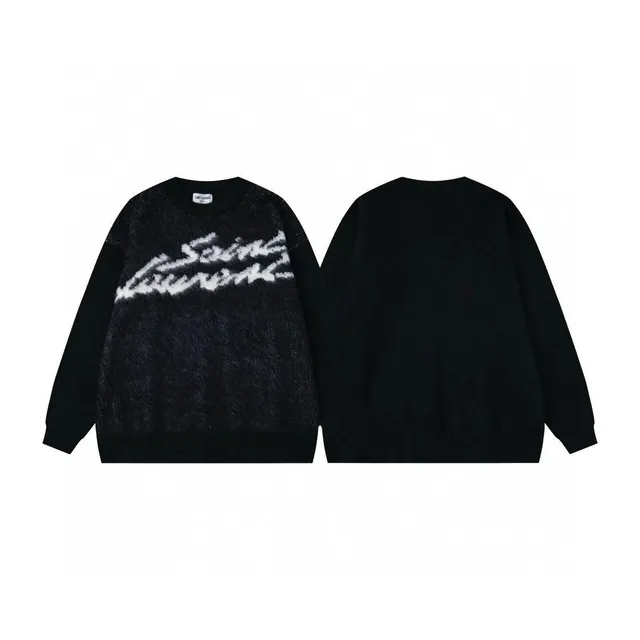 Saint Laurent Knit Sweater Signature Logo