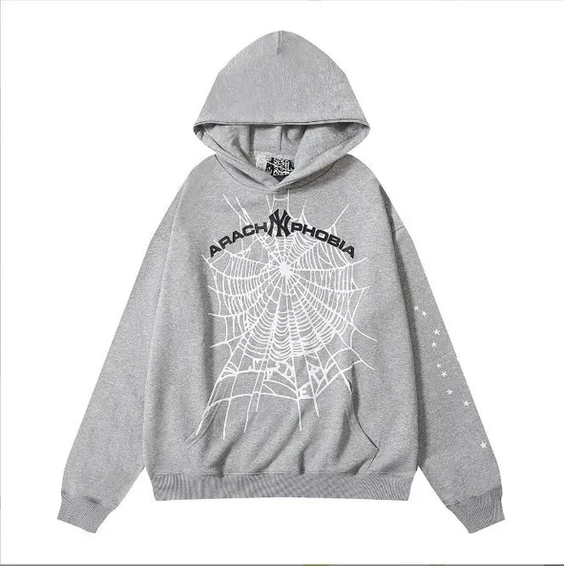 Sp5der Spiderweb Hoodie Spiderweb Print