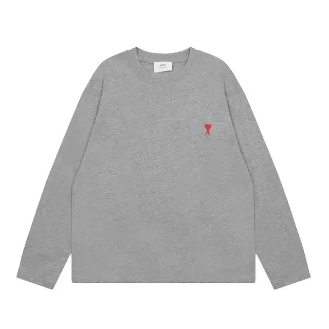 AMI Paris Long Sleeve Tee Heart Logo